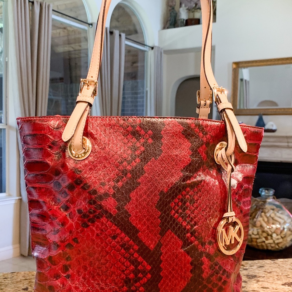 Michael kors snakeskin Bag